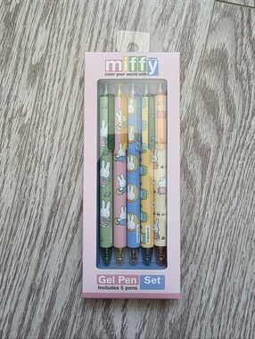 NEW Miffy Gel Pens 5 Pack